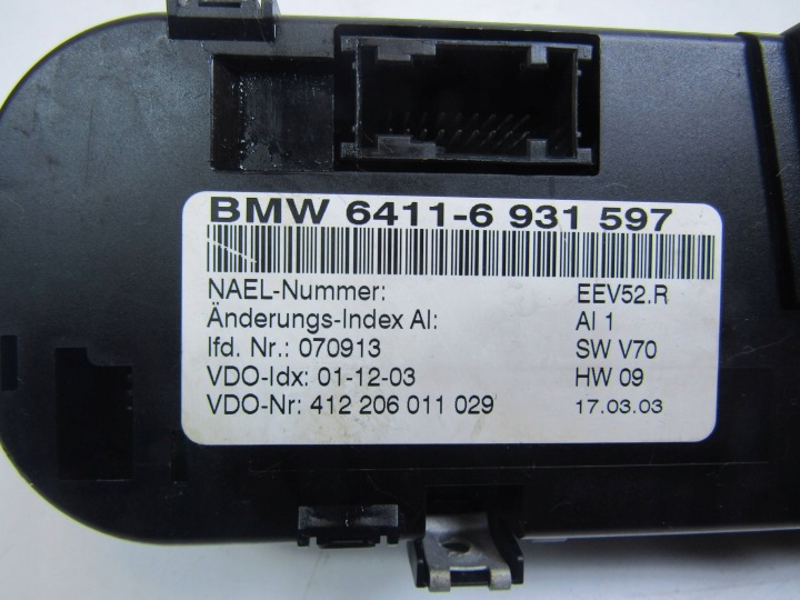 фото №6, Панель клімат-контролю bmw z4 e85 e86 64116931597bmw