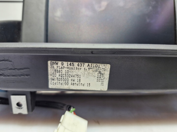 фото №6, Bmw 1 e81 e87 e88 магнітола зчитувач монітор idrive 9149232 9145437 6987864