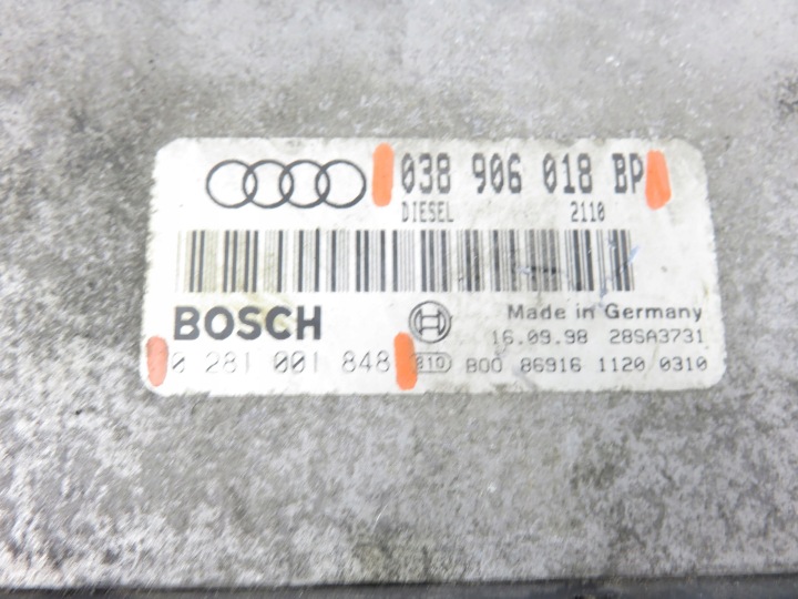 фото №6, Блок управления  audi a3 8l1 1.9 tdi 038906018bp 0281001848
