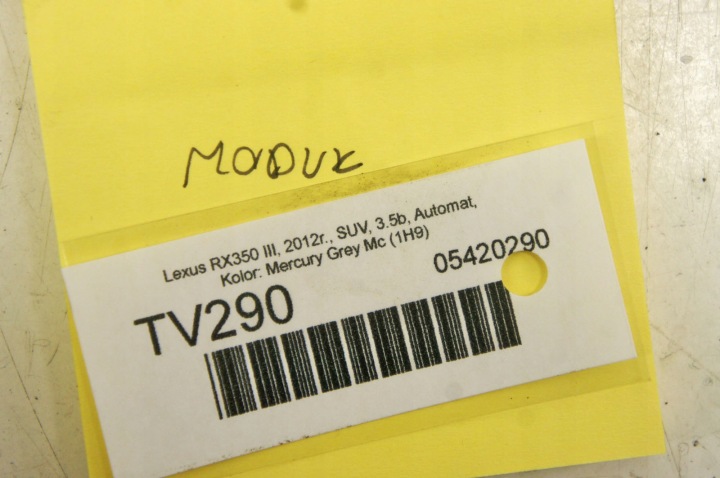 фото №7, Tv290 lexus rx iii модуль keyless 89990-48063 232500-6081