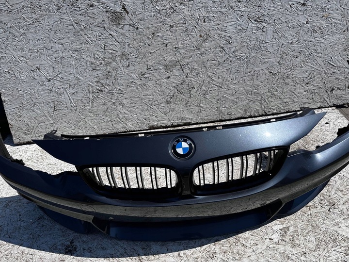 фото №6, Bmw 4 f36 бампер перед переднє сірий b39