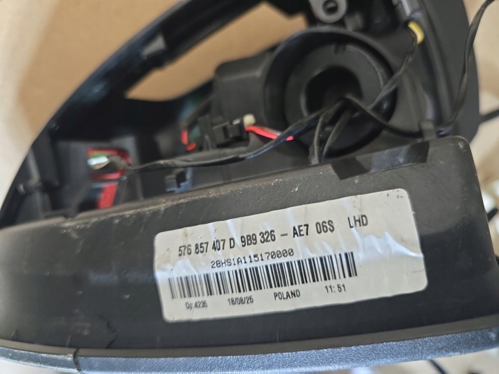 фото №9, Seat ateca дзеркало ліве 8pin+2pin 576857407d каркас