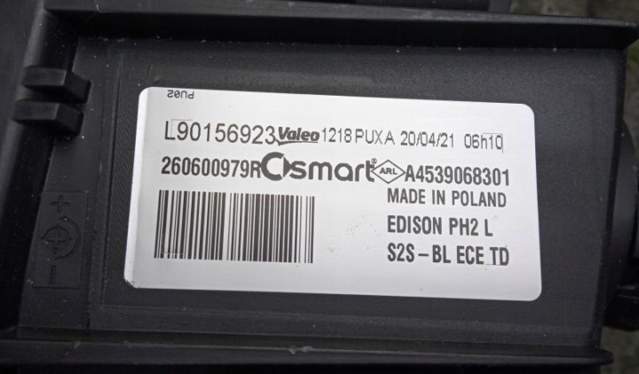 фото №10, Smart fortwo forfour рестайлинг 19- фары led комплект оригинал