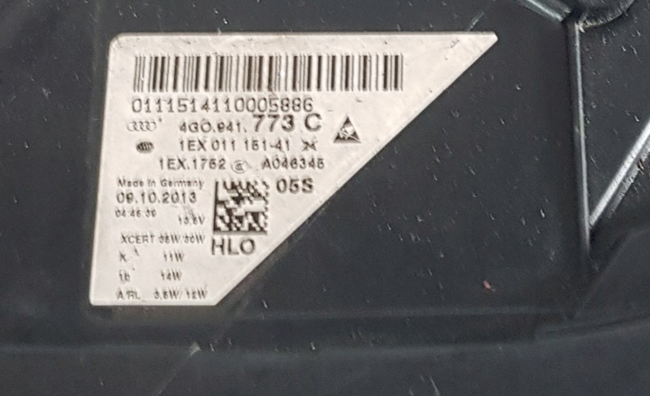 фото №4, Audi a6 c7 4g повний led 4g0941773c 4g0941774c новий