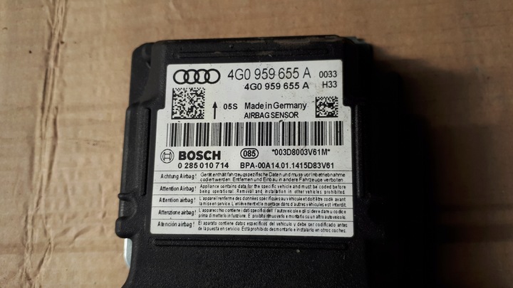 фото №7, S7 4g a7 модуль датчик подушка безпеки 4g0959655a a6 c7 s6