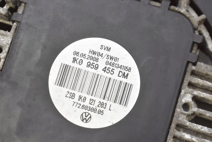 фото №10, Вентилятор 1k0121205n seat altea 1 i 1.6 8v 102 km 04-09