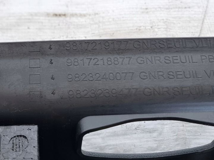 фото №12, Citroen berlingo iv opel combo e захист заднього ременя багажника 9817219177
