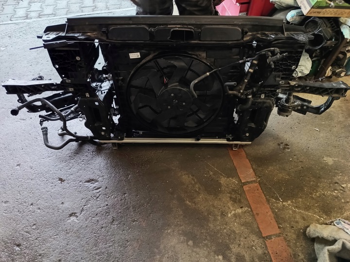 фото №5, Mercedes 167 pas переднее радиатор балка усилитель вентилятор