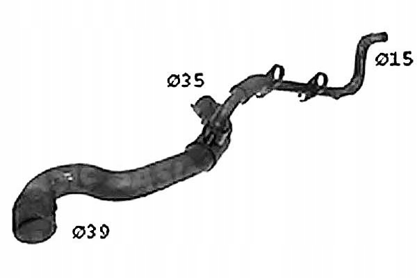 фото №2, Sasswh0436 шланг радиатор citroen peugeot zx be