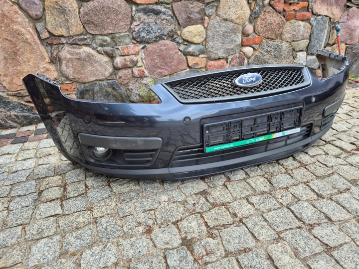 фото №7, Бампер перед передний ford c-max mk1 серый металлик противотуманка