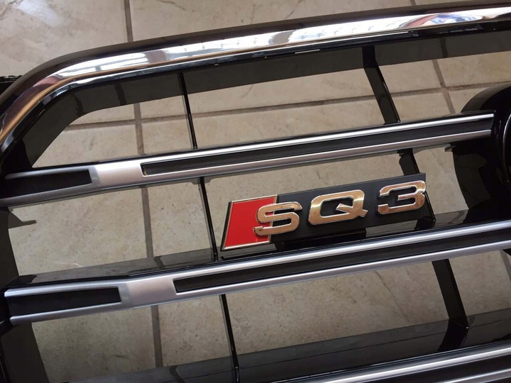 фото №7, Решётка решётка радиатора audi q3 8u 2011-2015 передний рестайлинг стиль sq3 хром