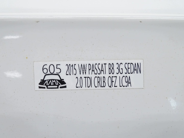 фото №15, Крышка крышка зад задняя багажника vw passat b8 3g sedan 2014-2023r c9a lc9a