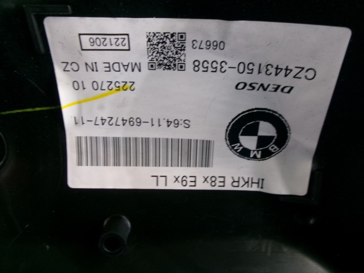 фото №7, Bmw e87 118i e87 комплектная отопитель подача воздуха 6947247