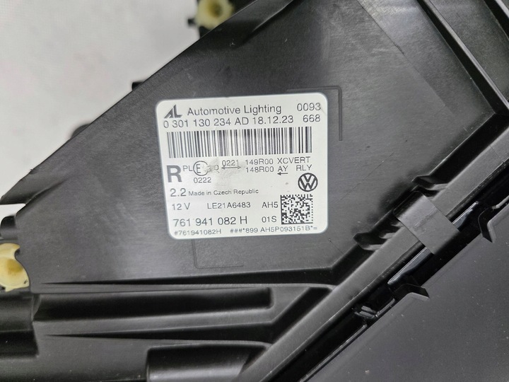 фото №10, Vw touareg iii 3 рестайлінг 18+ лампа права перед повний led matrix eu 761941082h