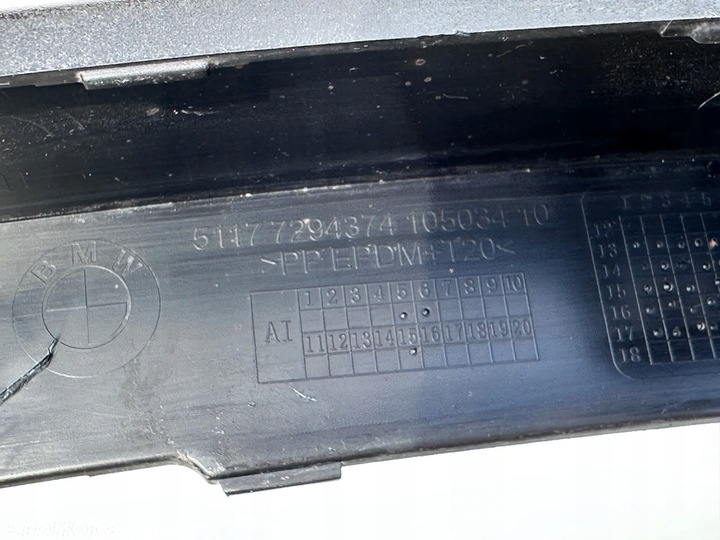 фото №8, Bmw x5 f15 13-17 планка накладка крила перед сторона права 7294374