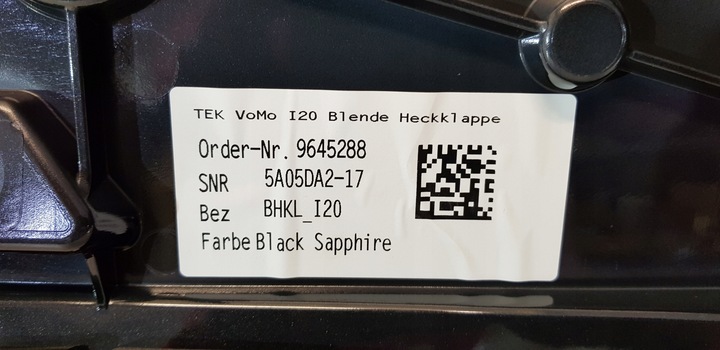 фото №8, Bmw ix i20 2021- накладка крышки задней зад новая