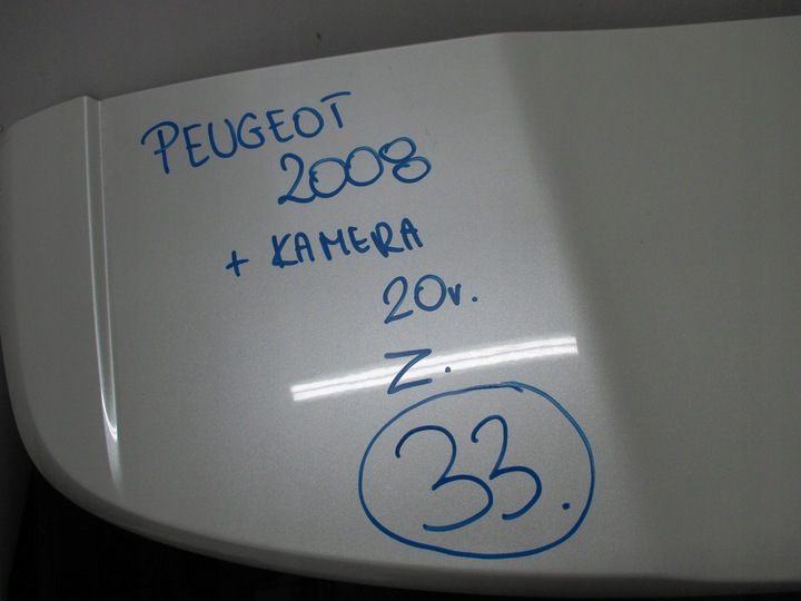 фото №6, Крышка зад задняя peugeot 2008 ii 20r pod камера