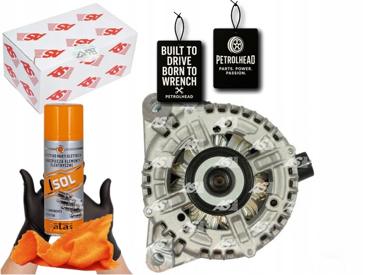 фото №1, Генератор galaxy mondeo 2.2tdci 08-150a as-pl #petrolhead pro+ kit4