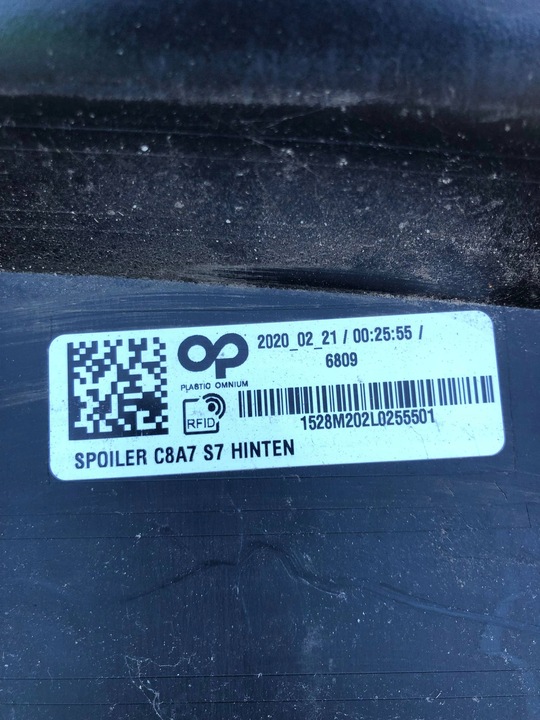 фото №8, Дифузор спойлер бампера зад audi a7 s7 4k8 4k8807521d