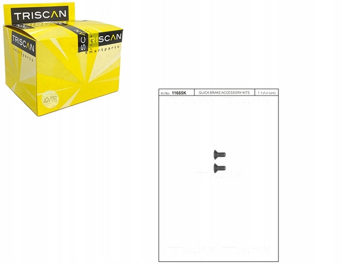 фото №1, Triscan kpl=2szt!!!! гвинт диск ham kia p. t carnival 06-