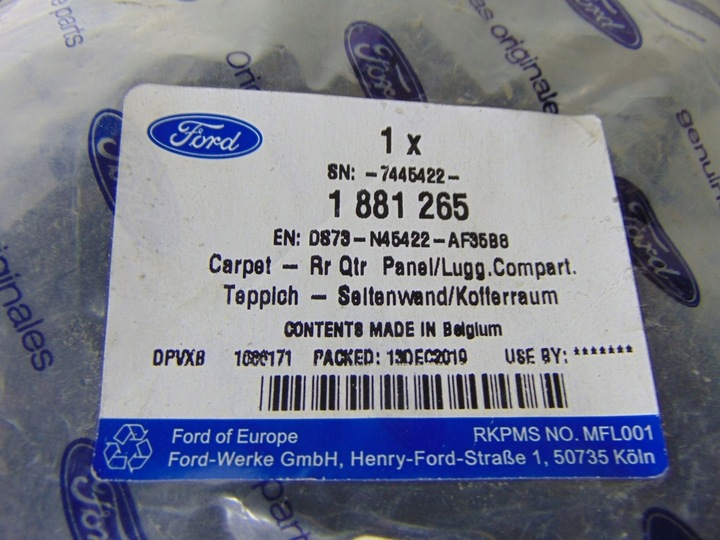 фото №7, Ford mondeo v mk5 боковина багажника праві новий org ds73-n45422-af