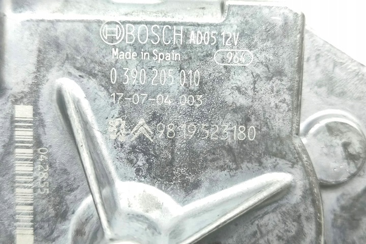 фото №10, Моторчик дворники крышки peugeot 308 sw ii 9819523180 1.6l дизель 2017