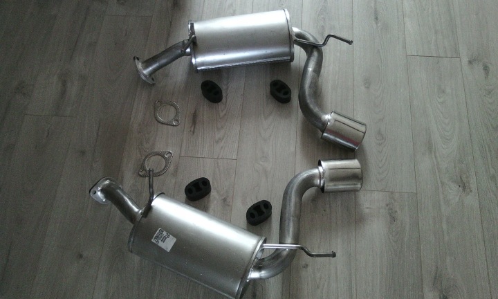 фото №4, Chevrolet captiva 2.4i 2.4i lpg глушники ліве + праве комплект
