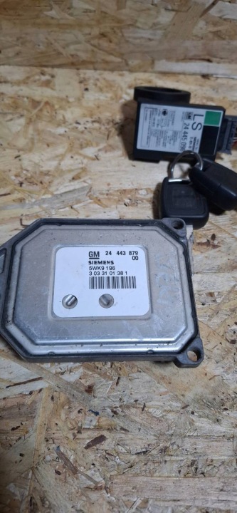фото №6, Блок управления двигателем (ecu) opel vectra b 1.8 2444387900 5wk9196 ключ комплект