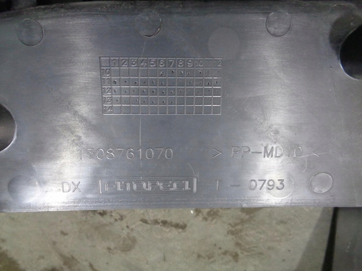 фото №7, Підпірка полиці боковина багажника fiat qubo bipper nemo права чорна