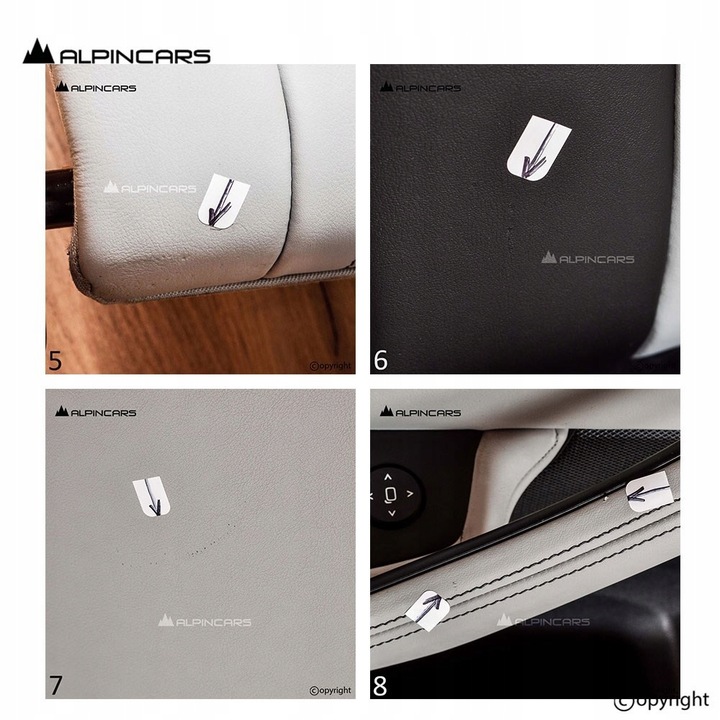 фото №11, Bmw f90 m5 g30 обивка сиденья merino silverstone