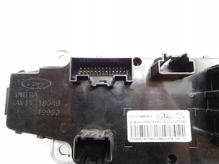 фото №6, Панель клімат-контролю ford b-max av1t19980bh