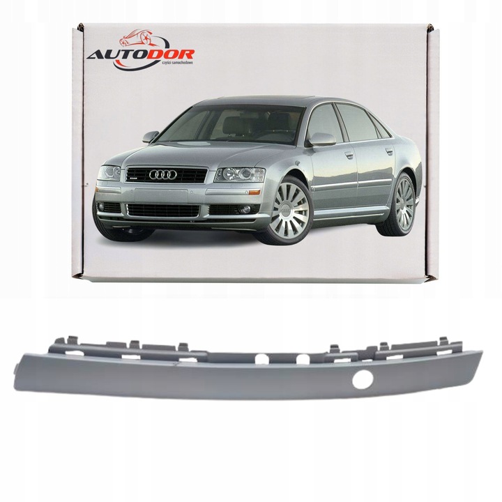 фото №1, Audi a8 d3 планка решётка w бампере левая новая