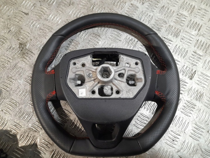 фото №11, Кермо шкіра мультифункція червона nic ford puma mk2 19- ідеальна