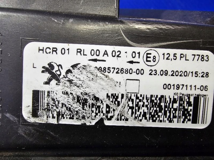 фото №15, Peugeot traveller expert iii 9808572680-00 лампа передняя перед левая