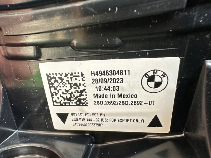 фото №8, Бампер задній m набір лампи зад задні lci рестайлінг bmw x3 g01 європа