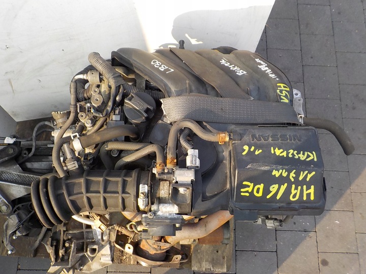 фото №10, Qashqai j10 12r 1.6 16v 117km двигатель hr16de комплектный 8 форсунок euro5