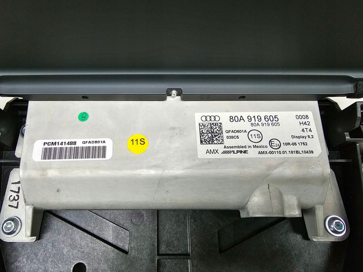 фото №10, Дисплей радио навигация тачпад audi q5 ii 80a 8w5035036b 80a919605
