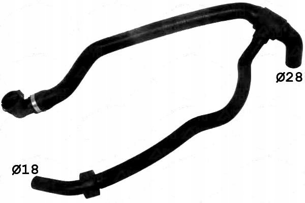 фото №2, Шланг радіатор fiat doblo нижній sasic