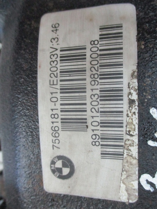 фото №9, Bmw e84 x1 2.0 d міст диференціал зад заднє 3,46 7566181