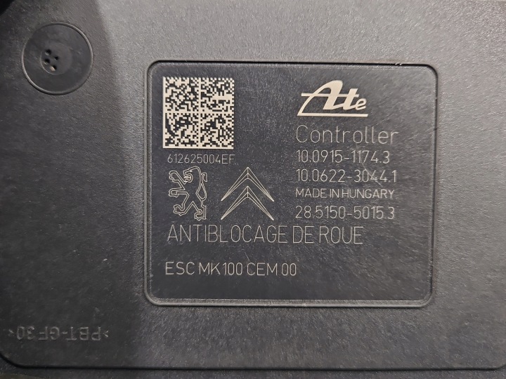фото №9, Блок керування abs peugeot 208 i 10.0915-1174.3 28.5151-5015.3 9802460980