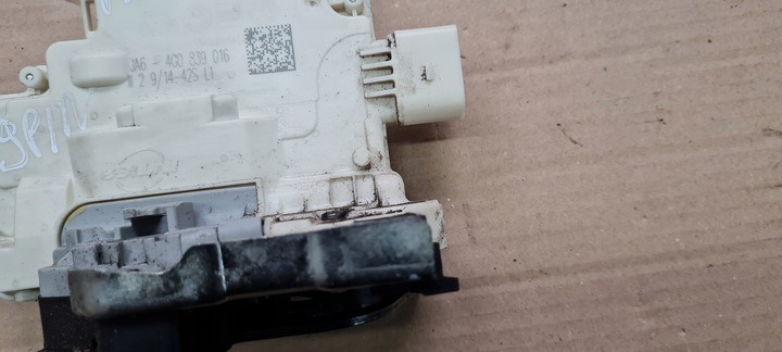 фото №5, A6 c7 4g замок дверь правые зад 9 pin 4g0839016 a7 4g