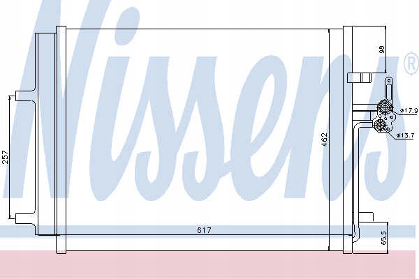 фото №14, Радиаторов кондиционера з осушитель nissens 940043 7g9119710ac