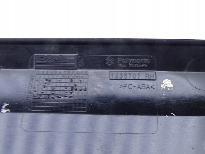 фото №3, Daf xf 105 e5 06-13 заглушка картка решітка решітка оригінал 1635707