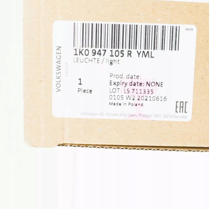 фото №8, Vw beetle a5 передній dome interior and reading light 1k0947105ryml