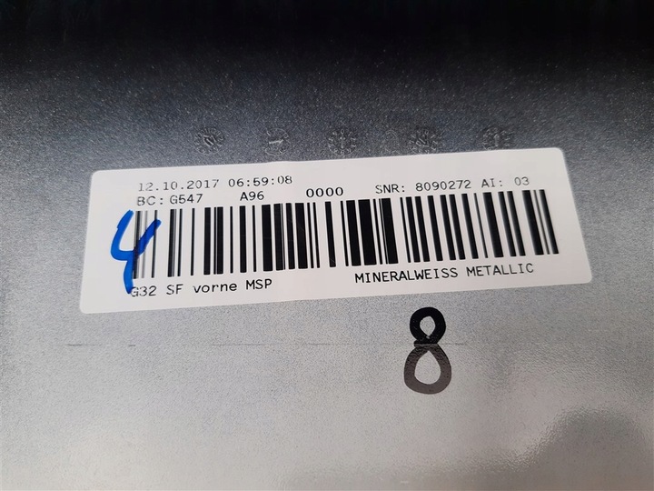 фото №11, Бампер перед bmw g32 m набір