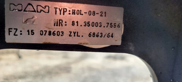 фото №9, Вісь зад керована підйомна man tgs 6x2 комплектна 81.35003.7556 81350037556