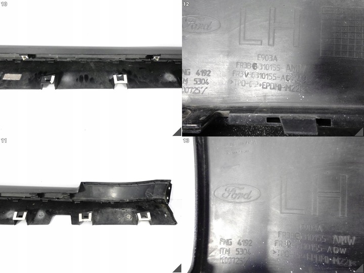 фото №11, Ford mustang vi 6 купе 15-23 передний / рестайлинг порог планка накладка левая