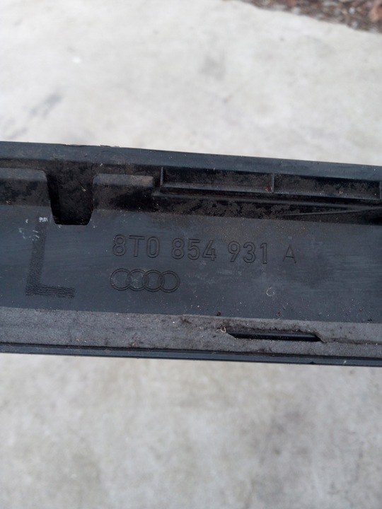 фото №15, Audi a5 8t планка пороговая декоративная защитная s-line!!! lz9y левая!!! 20-4