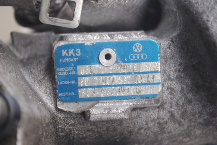 фото №7, Турбина турбонагнетатель 06h145701k audi a4 b8 1.8 tfsi