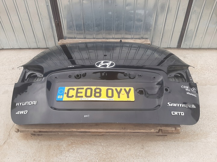 фото №14, Кришка скло зад hyundai santa fe santa-fe ii роки 2006-2009 колір eb